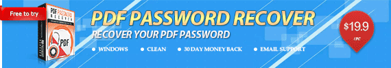 PDF Password Recover banner